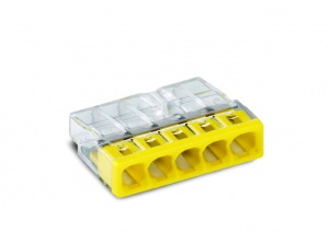 Соедин д/проводов WAGO 5*0,5-2,5 Cu/Al 2273-245 №04021