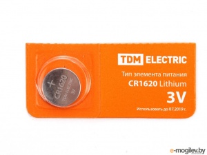 Элемент питания CR 1620 3V алкалин №04914