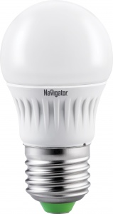 Лампа св/диод Е27 7W 2700K шар мат 94 467 Nav №04583
