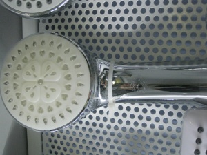 Лейка д/биде M35-В2 чёрная пластик кнопка сзади Ledeme (Китай) №04492