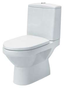 Унитаз-комп Cersanit "Olimpia" прямой (сиденье микролифт) 3/6л ниж/под №06105