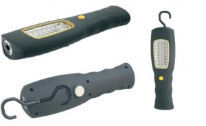 Фонарь св/д переносной 1LED(3W)+луч(1W) магнит+подвес б/б (3*R3) Nav №03927