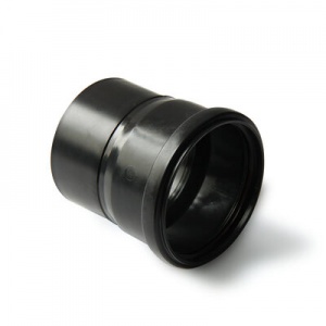 Патрубок переходной ПП ДУ-50*48 гладкий черный №00200