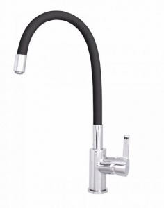Смеситель Ledeme д/кухни шар с гибк/изл ЧЁРНЫЙ L74004-2 №03152