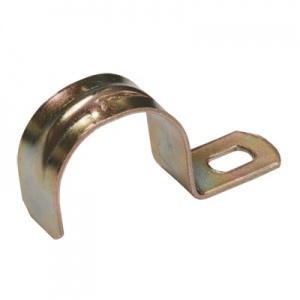 Скоба метал однолапковая (d12-13 мм) №00909