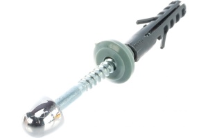 Крепление для раковины к стене d8мм с колпаком ХРОМ (к-т 2шт) №09247