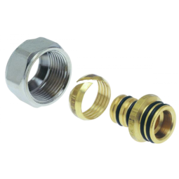 Муфта д/сш/пол компрессионная 16*2.0*3/4 евроконус TIM №11218