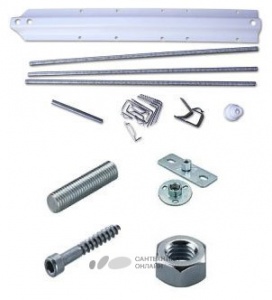 Комплект крепления фронт/экрана к ванне Ravak №08144