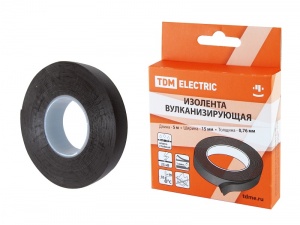 Изолента вулканизирующая (0,76мм*15мм*5м) TDM №02931