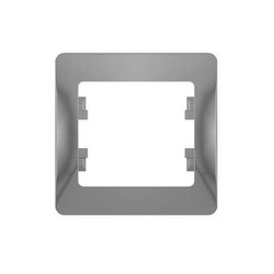 Рамка 1м "Glossa" (алюм) GSL000301 SchE №01997