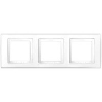 Рамка 3 м Unica (бел) гориз MGU2.006.18 SchE №07501