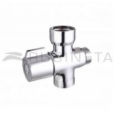 Дивертор для смесителя поворотный 3/4 силумин №07257