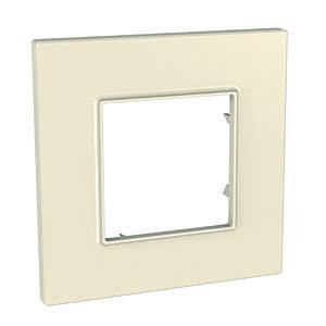 Рамка 1 м Unica Quadro (крем) MGU4.702.25 SchE №01776