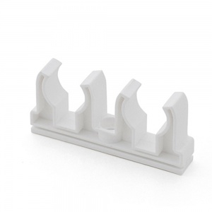 Держатель трубы белый 25 двойной (Pro Aqua) №08911