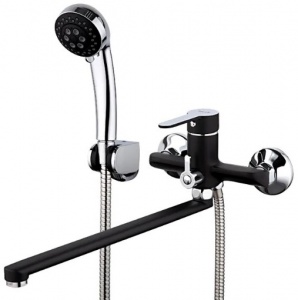 Смеситель Frap д/в шар излив "L" 35см (в сборе) чёрный F2242 №08136