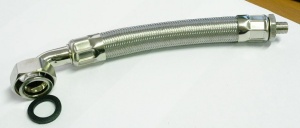 Шланг в металлооплетке 1" г/ш угов L=600мм д/нас/станц №02665