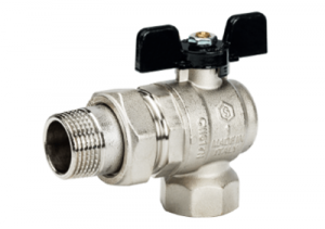 Кран шаровой 1/2 углов с амер Бабочка Stout PN50 №04151