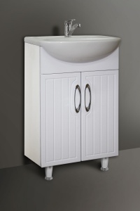 Тумба н/пол под раков 50см белая "Уют-50" Ленаро 500 (Россия) №10381