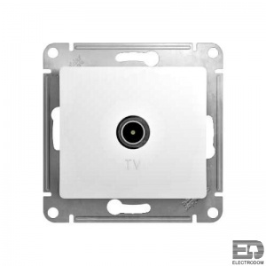 Розетка TV прох. СП "Sedna" (бел) (8dB) SDN3201221 SchE №00171