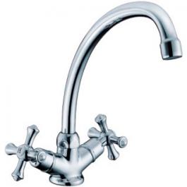 Смеситель Gappo д/кухни с мах Крест G4142 №03478