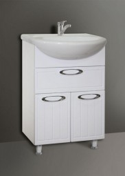 Тумба н/пол под раков 55см белая "Уют-55" Ленаро 550 (Россия) №10380