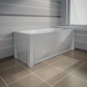 Ванна акрил Кэти 168*70*65 (крепление+фр/панель+слив) Vannesa RADOMIR №08084