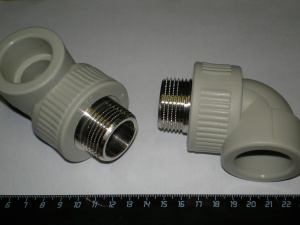 Угольник PPRC комб НР 32*1 (Ekoplast) №02623