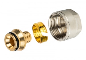 Муфта д/сш/пол компрессионная 16*2.0*3/4 евроконус Stout №02352