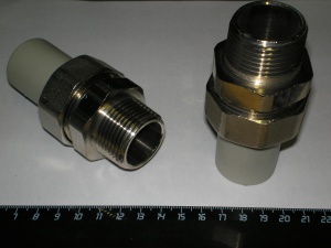 Муфта PPRC разъёмная НР 32*1 (Ekoplast) №02578