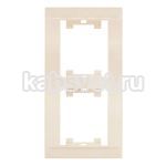 Рамка 2 м "Glossa" вертик (перламутр) GSL000406 SchE №04951