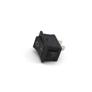 Микро-выкл 1кл мини (черн) 6А 250V 2pin I-O Rexant №02202