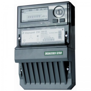 Счётчик Меркурий-230 АМ-02 (10-100А) 3ф 1тар №03555