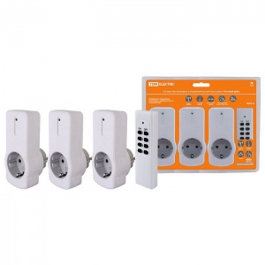 Пульт управл приборами 3канала 2,3кВт (30м) IP20 ПУЗ-Р1.3 TDM №07338