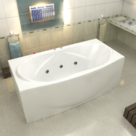 Ванна акрил Фиеста 1940*900 (каркас+ножки) BAS №07710