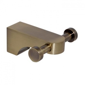 Крючок д/полотенец двойной "бронза" F1405-2 Frap №03014