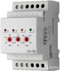 Реле напряжения CP-730 "Евроавтоматика" №04627