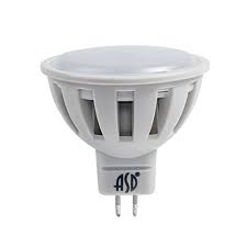 Лампа св/диод MR-16 6W 220V GU5.3 4000К IN HOME №04476
