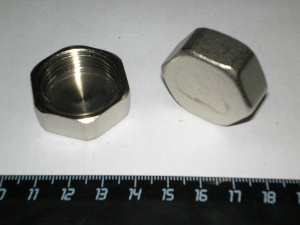 Заглушка хром ВР ДУ-20 (3/4") №02729