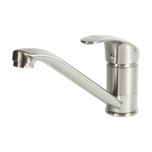 Смеситель Ledeme д/кухни шар (излив 24см) сатин L4904А  №06549