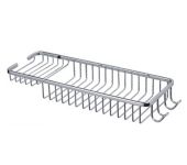 Полка решетчатая металлич с крючками F338 Frap №04711