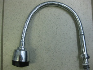 Излив гибкий д/смесителя хром №04853