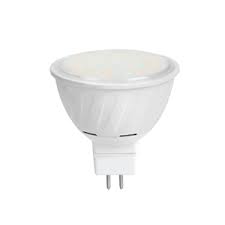 Лампа св/диод MR-16 10W 220V G5.3 4000K мат/ст Wolta №06742