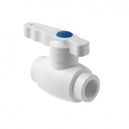 Кран белый PPRC шаровой 40 (Pro Aqua) №11329