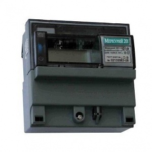 Счётчик Меркурий-201.2 (5-60А) 1ф 1тар ЖКИ №04599