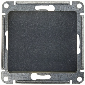 Выкл 1 кл СП "Glossa" (антрацит) GSL000711 SchE №04681