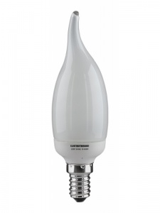 Лампа С35Т 60W Е-14 "Свеча на ветру" (матов) №01546