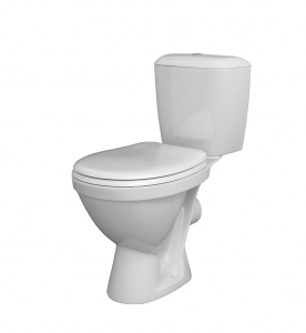 Унитаз-комп Santek "Анимо" прямой 1реж эконом полипроп (Чебоксары) №07141