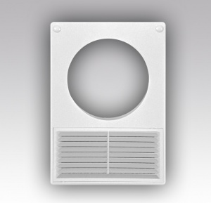 Решетка вент встр 180*250мм с фланцем 140*215мм с вых на воздуховод d125 №01602