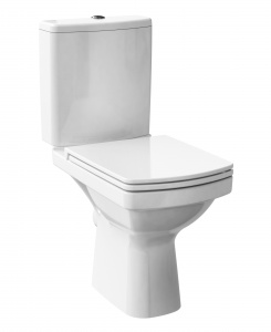 Унитаз-комп Cersanit "Easy 400 ESO11" прямой (сиденье микролифт, easy off) 3/5л бок/под №00651