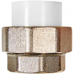 Муфта белая PPRC разъёмн ВР 20*3/4 (Pro Aqua) №11289